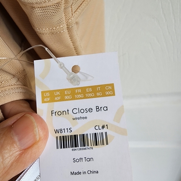 DELIMIRA | W811s firm support Front Closure Back Support full coverage bra 40F - Picture 4 of 8